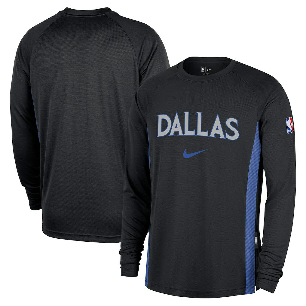 Nike Dallas Mavericks 2025/26 City Edition Authentic Pregame Dri-FIT Long Sleeve Shooting T-Shirt sale