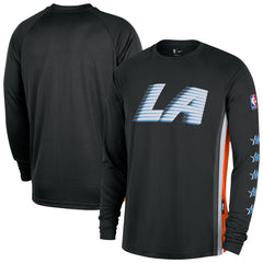 Nike LA Clippers 2025/26 City Edition Authentic Pregame Dri-FIT Long Sleeve Shooting T-Shirt