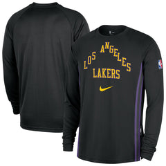 Nike Los Angeles Lakers 2025/26 City Edition Authentic Pregame Dri-FIT Long Sleeve Shooting T-Shirt