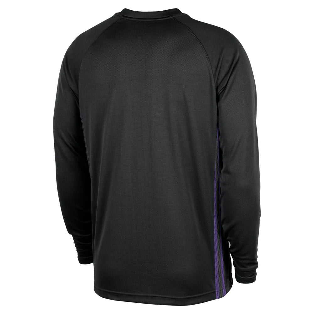 Nike Los Angeles Lakers 2025/26 City Edition Authentic Pregame Dri-FIT Long Sleeve Shooting T-Shirt