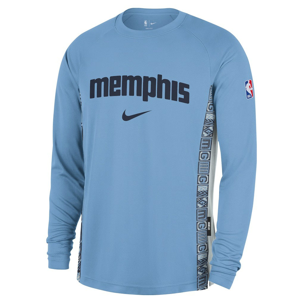 Nike Memphis Grizzlies 2025/26 City Edition Authentic Pregame Dri-FIT Long Sleeve Shooting T-Shirt