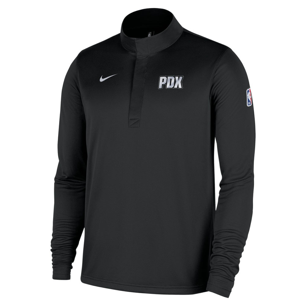 Nike Portland Trail Blazers 2025/26 City Edition Remix Authentic Coaches Dri-FIT Half-Zip Top