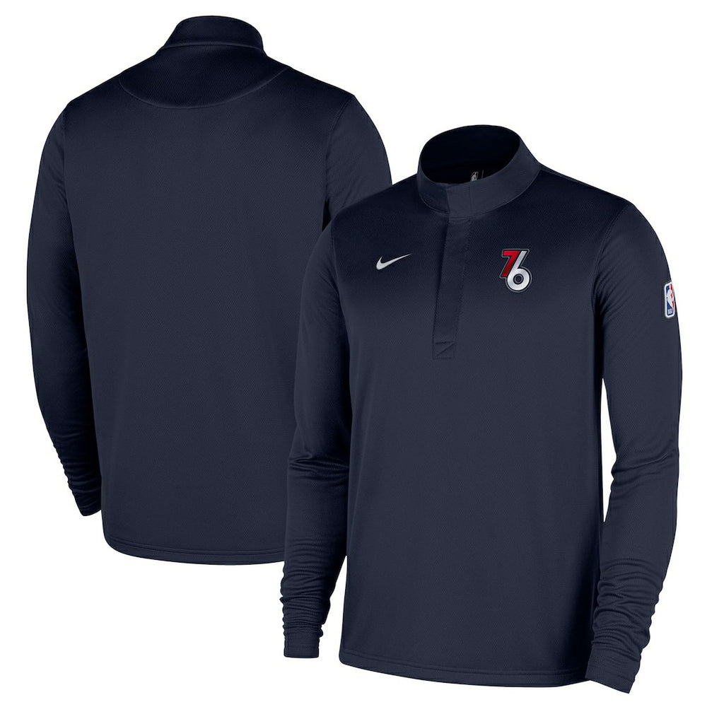 Nike Philadelphia 76ers 2025/26 City Edition Remix Authentic Coaches Dri-FIT Half-Zip Pullover