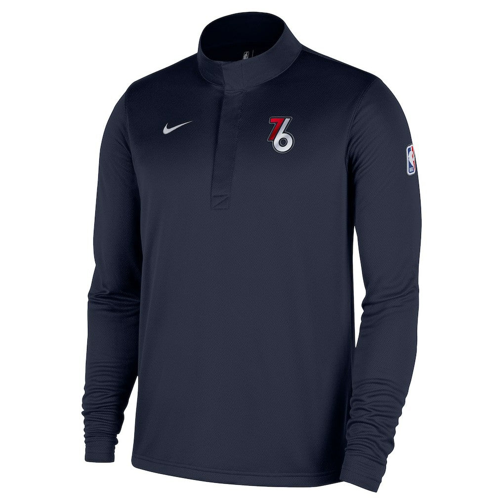 Nike Philadelphia 76ers 2025/26 City Edition Remix Authentic Coaches Dri-FIT Half-Zip Pullover