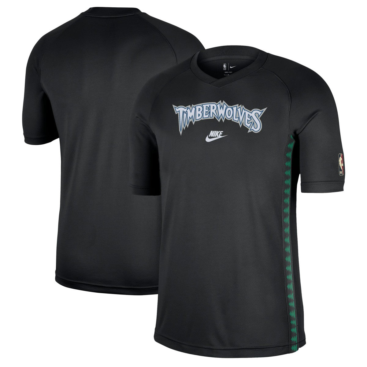 Nike Minnesota Timberwolves Classic Edition Hardwood Classics Authentic Game Shooting T-Shirt