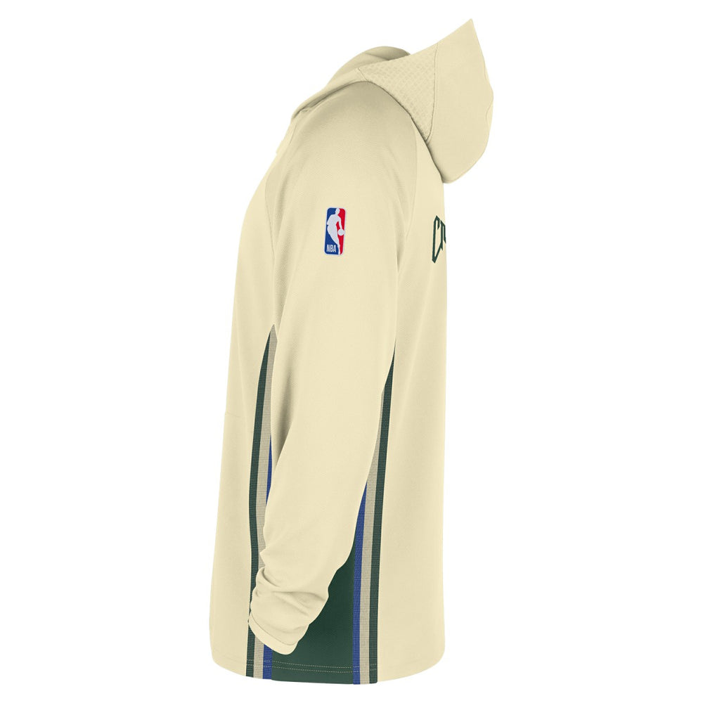 Nike Milwaukee Bucks 2025/26 City Edition Remix Authentic On-Court Quarter-Zip Dri-FIT Hooded Jacket