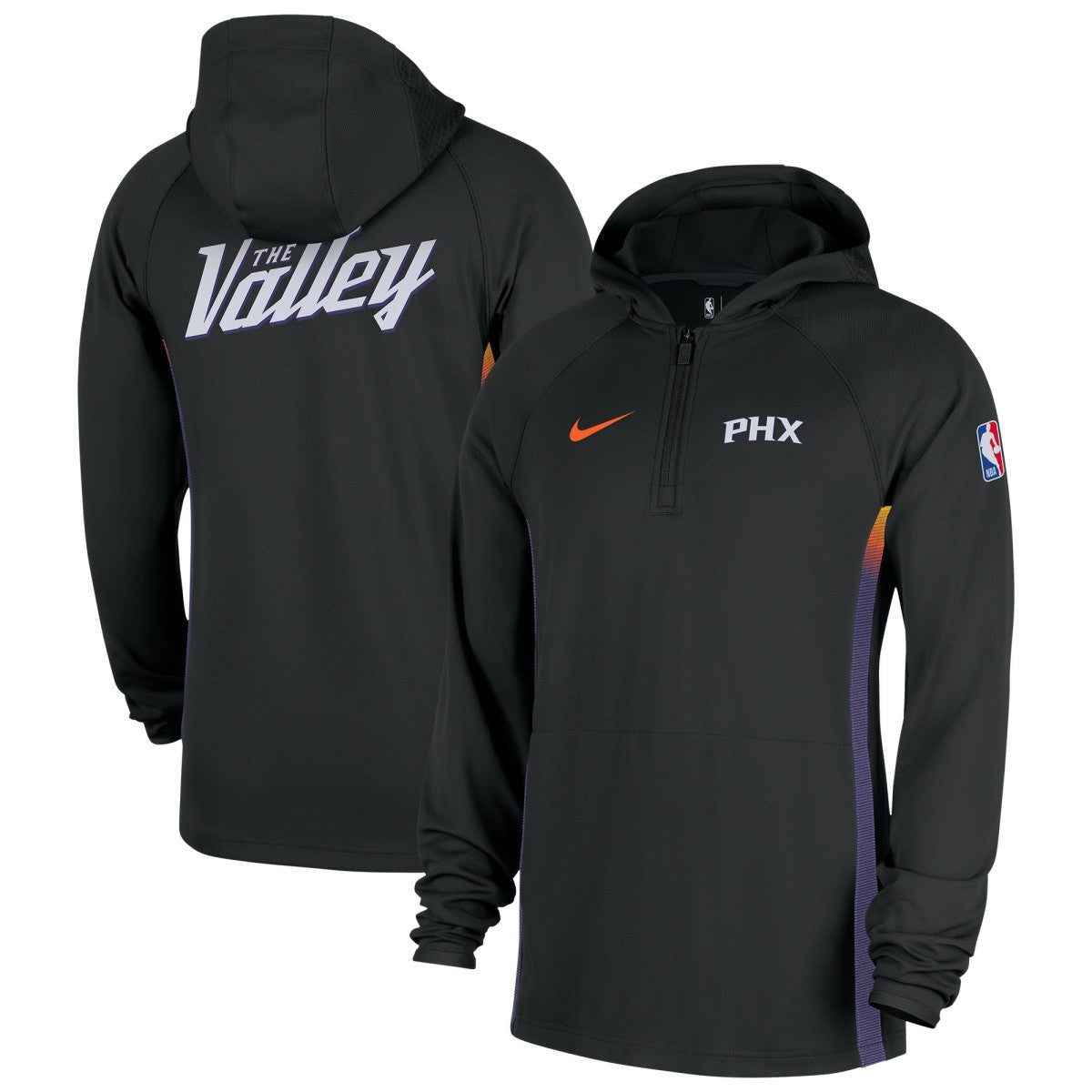 Nike Phoenix Suns 2025/26 City Edition Remix Authentic On-Court Quarter-Zip Dri-FIT Hooded Jacket