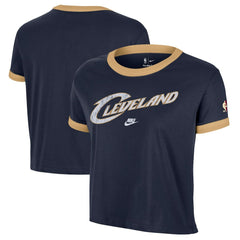 Nike Cleveland Cavaliers Women's Classic Edition Hardwood Classics Essential Vintage Ringer T-Shirt sale