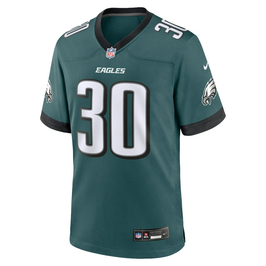 Jihaad Campbell  2025 NFL Draft First Round Pick Game Jersey - Philadelphia Eagles Jerseys