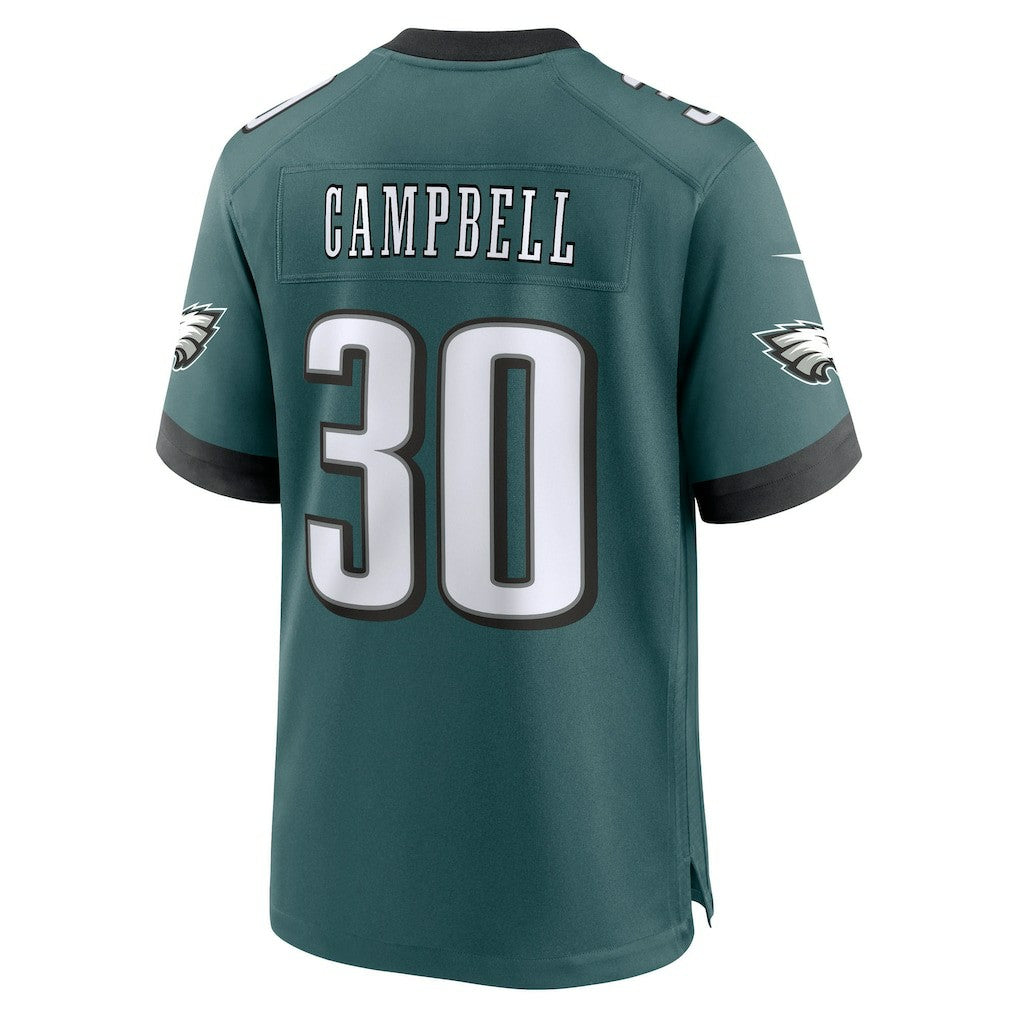 Jihaad Campbell  2025 NFL Draft First Round Pick Game Jersey - Philadelphia Eagles Jerseys