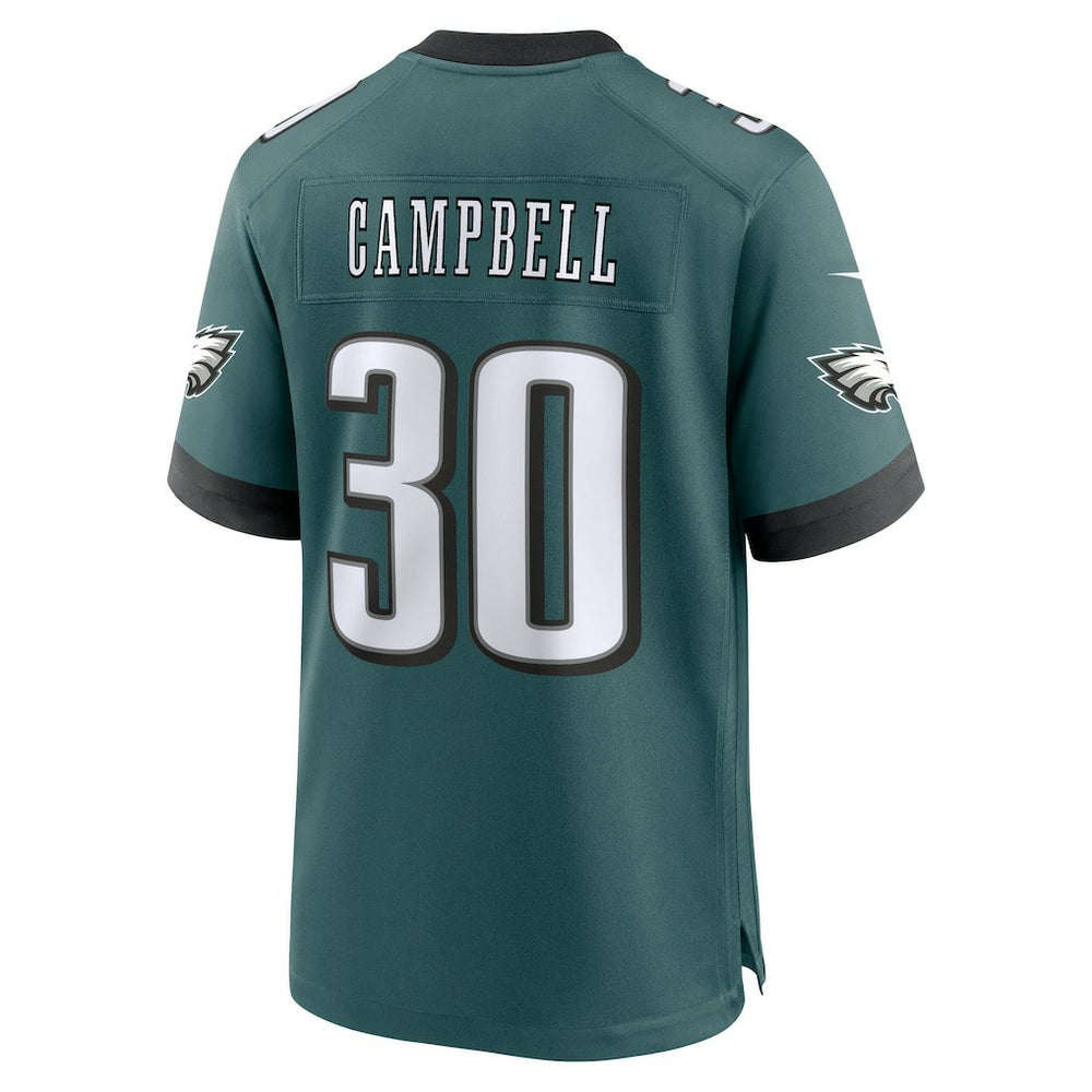 Jihaad Campbell  2025 NFL Draft First Round Pick Game Jersey - Philadelphia Eagles Jerseys
