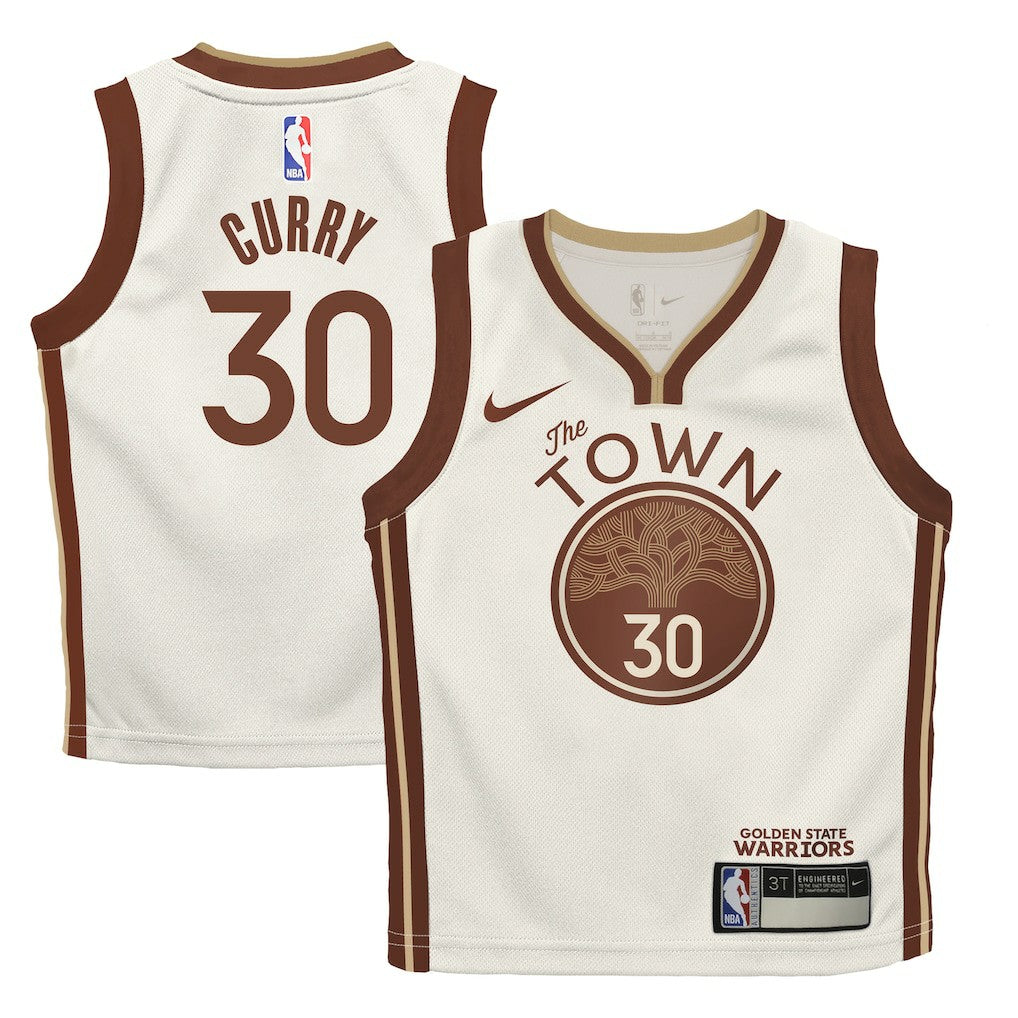 Nike Stephen Curry Golden State Warriors Preschool 2025/26 City Edition Swingman Jersey sale