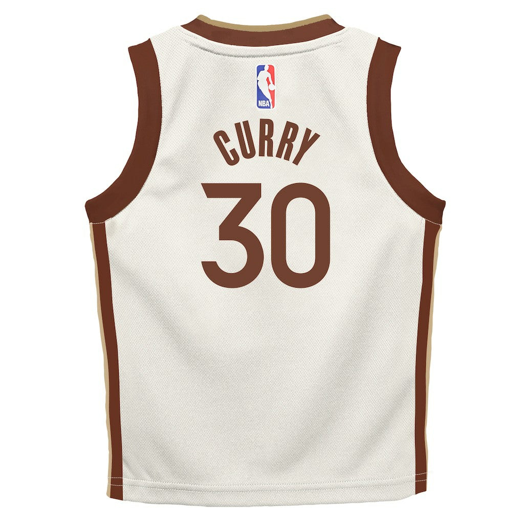 Nike Stephen Curry Golden State Warriors Preschool 2025/26 City Edition Swingman Jersey sale