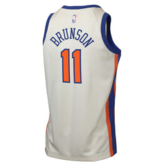 Nike Jalen Brunson New York Knicks Youth 2025/26 City Edition Swingman Jersey