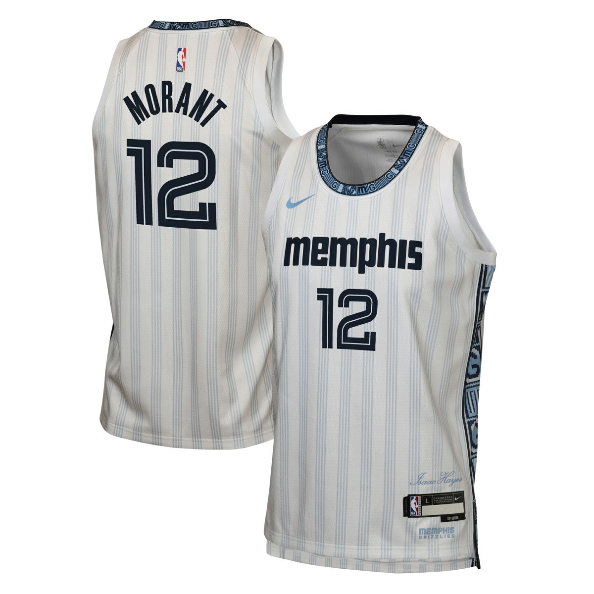 Nike Ja Morant Memphis Grizzlies Youth 2025/26 City Edition Swingman Jersey