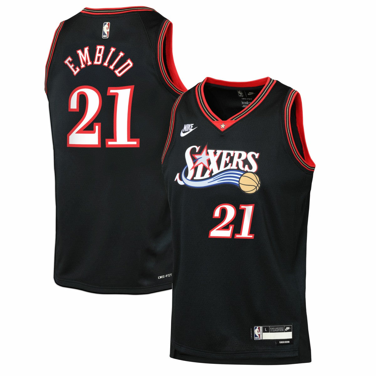 Nike Joel Embiid Philadelphia 76ers Youth Swingman Jersey