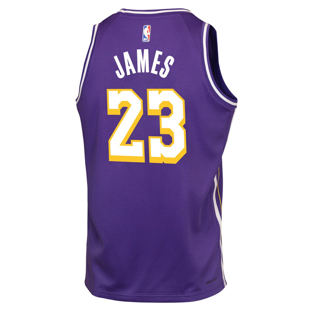 LeBron James Los Angeles Lakers Jordan Brand Youth Swingman Jersey