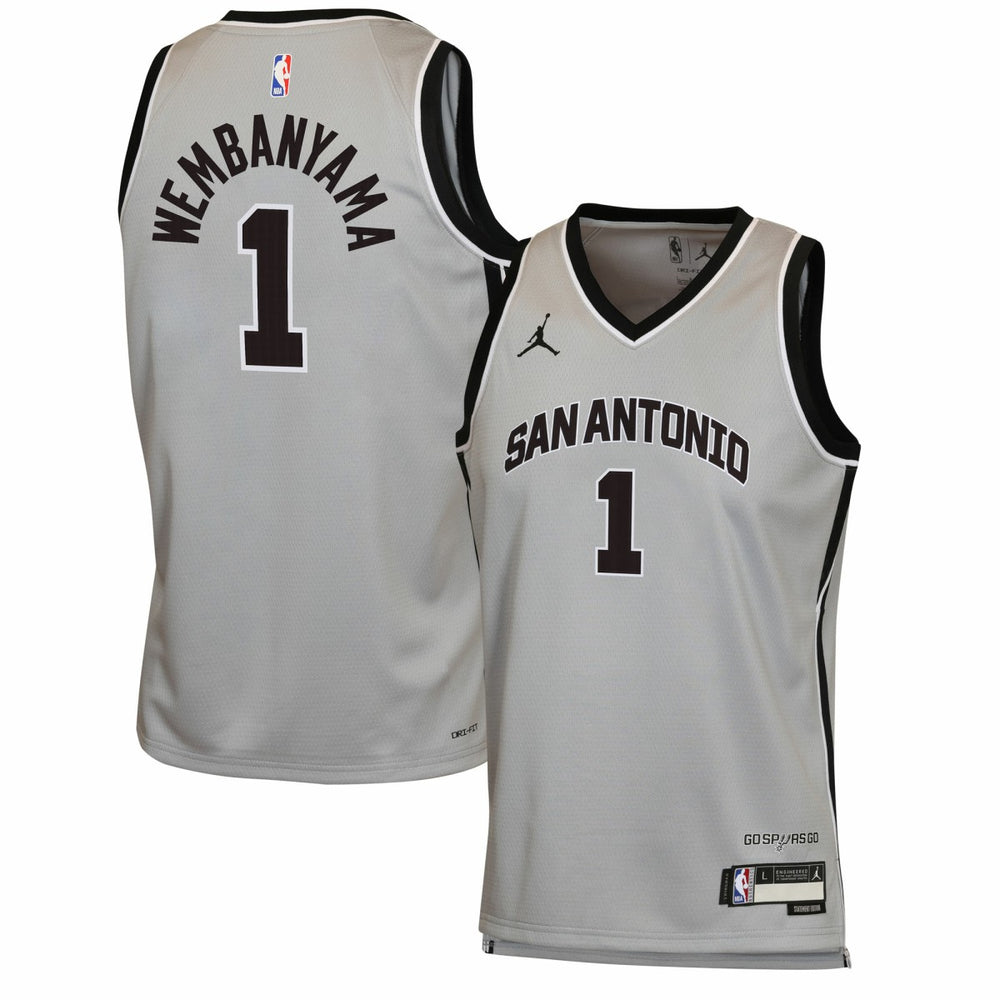 Victor Wembanyama San Antonio Spurs Jordan Brand Youth Swingman Jersey