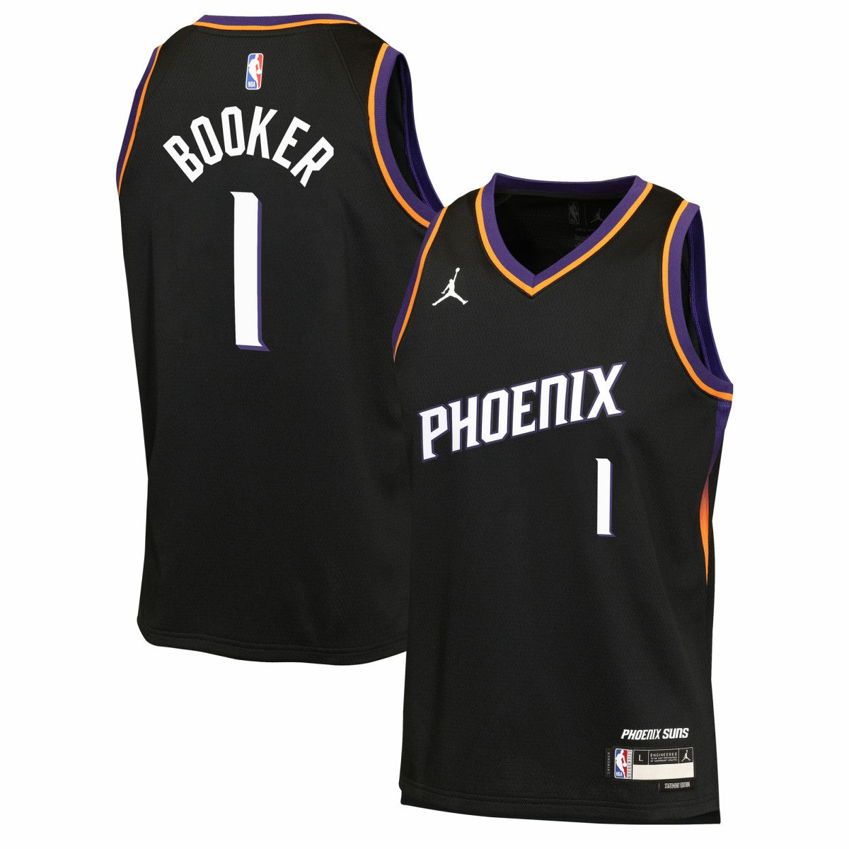 Devin Booker Phoenix Suns Jordan Brand Youth Swingman Jersey