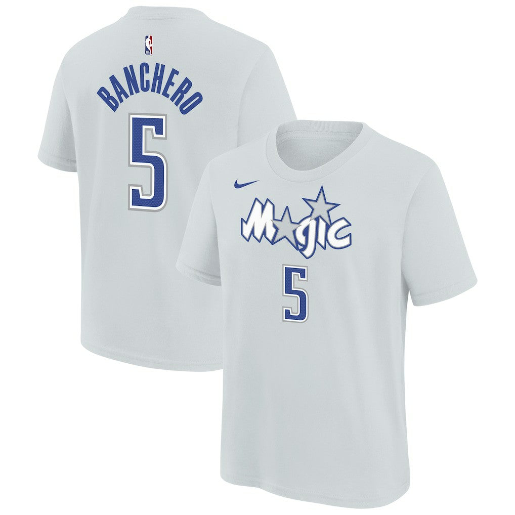 Nike Paolo Banchero Orlando Magic Youth 2025/26 City Edition Name & Number T-Shirt