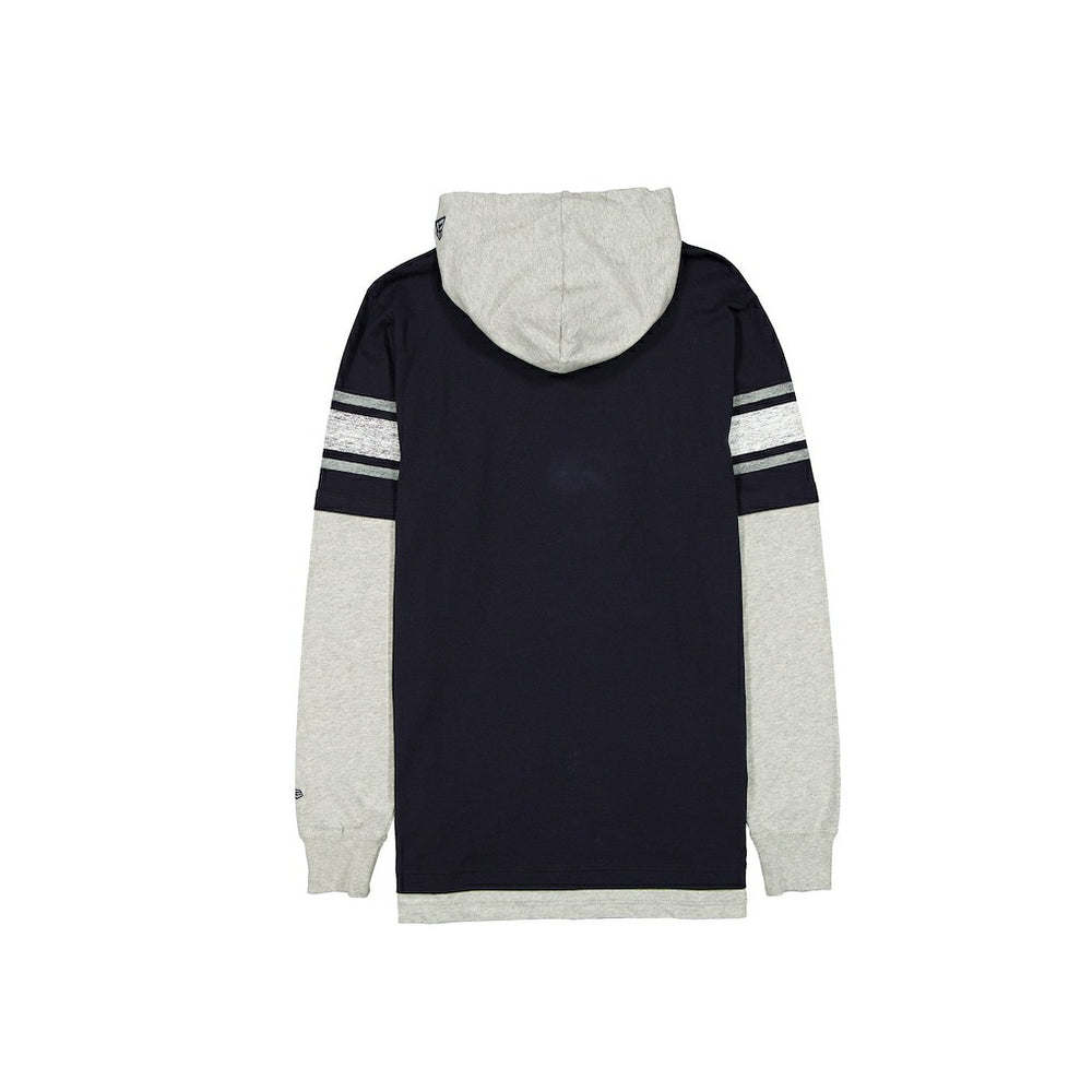 Twofer Layered Long Sleeve Hoodie T-Shirt - Dallas Cowboys Hoodies