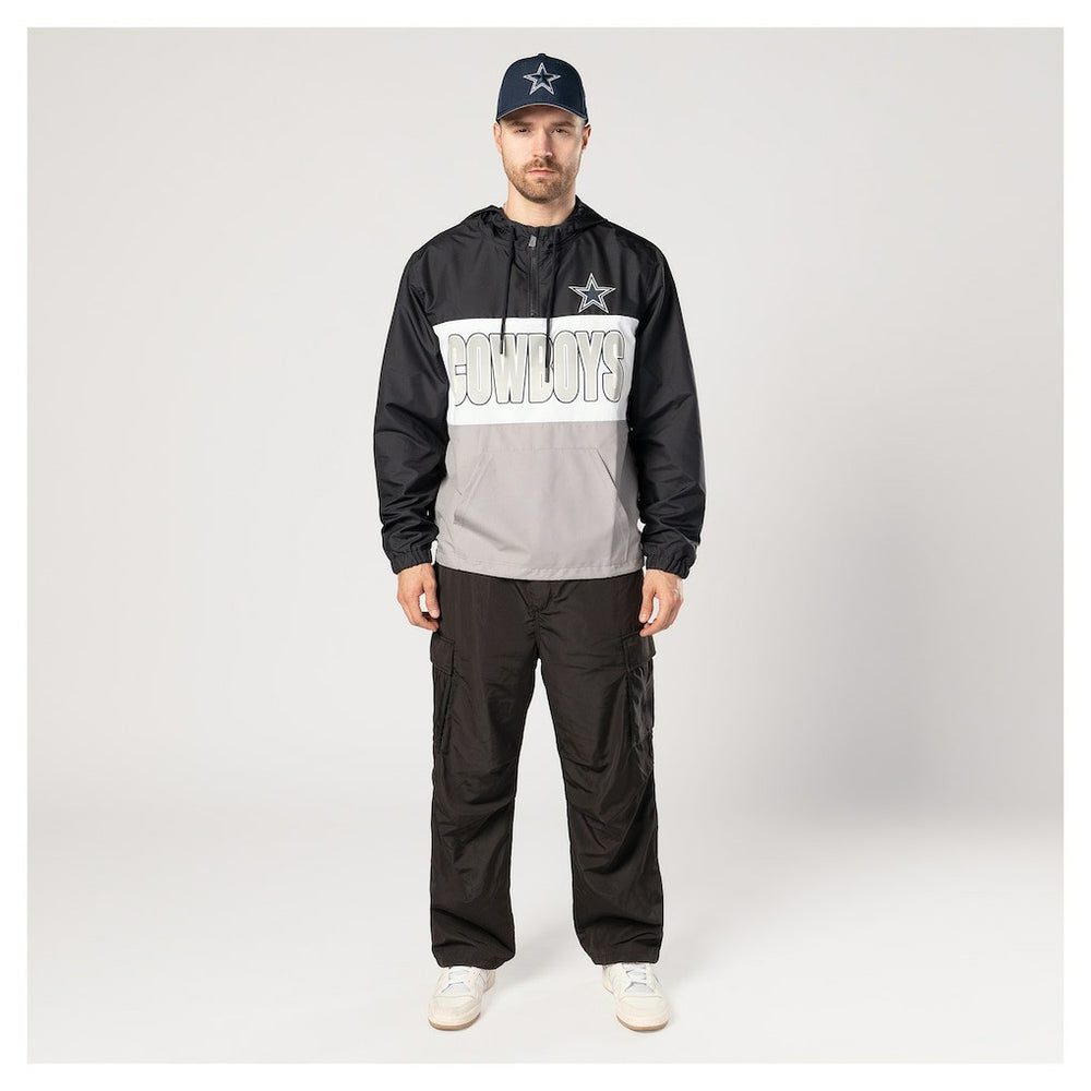 Ripstop Quarter-Zip Hooded Windbreaker - Dallas Cowboys Tops