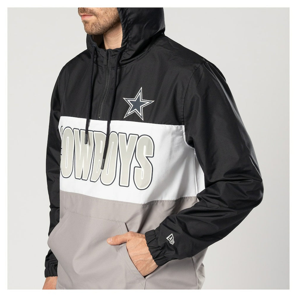 Ripstop Quarter-Zip Hooded Windbreaker - Dallas Cowboys Tops