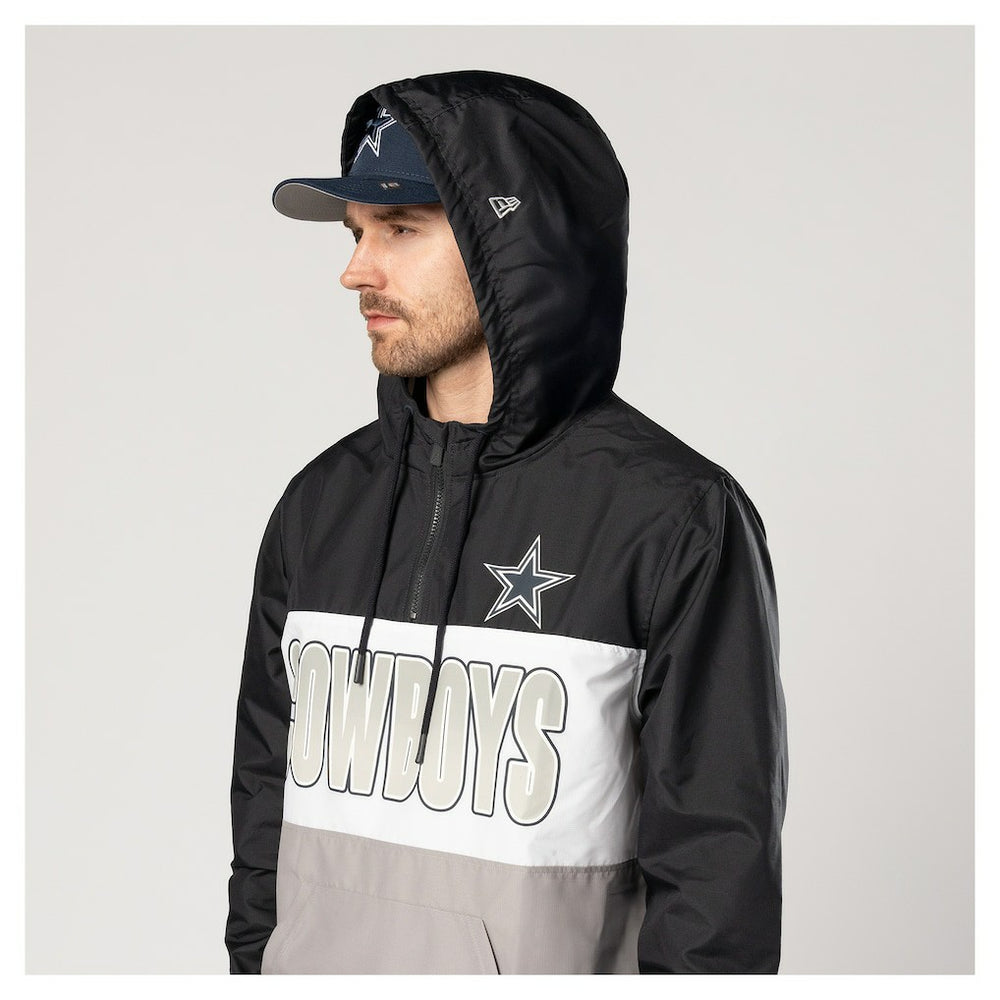 Ripstop Quarter-Zip Hooded Windbreaker - Dallas Cowboys Tops