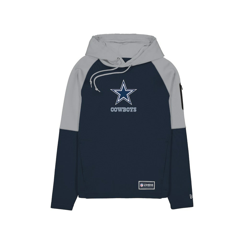 Combine Authentic Color Block Raglan Pullover Hoodie - Dallas Cowboys Hoodies