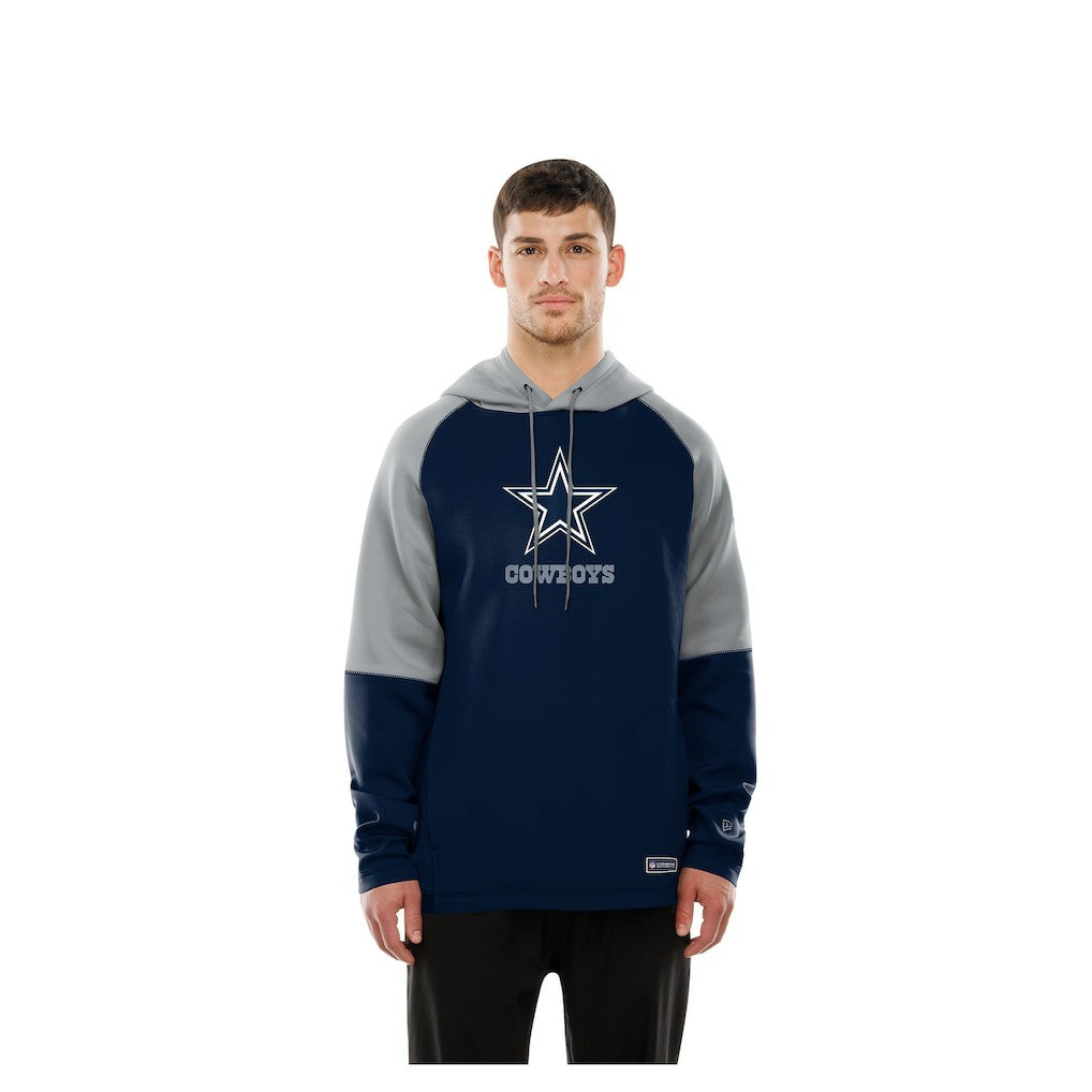 Combine Authentic Color Block Raglan Pullover Hoodie - Dallas Cowboys Hoodies