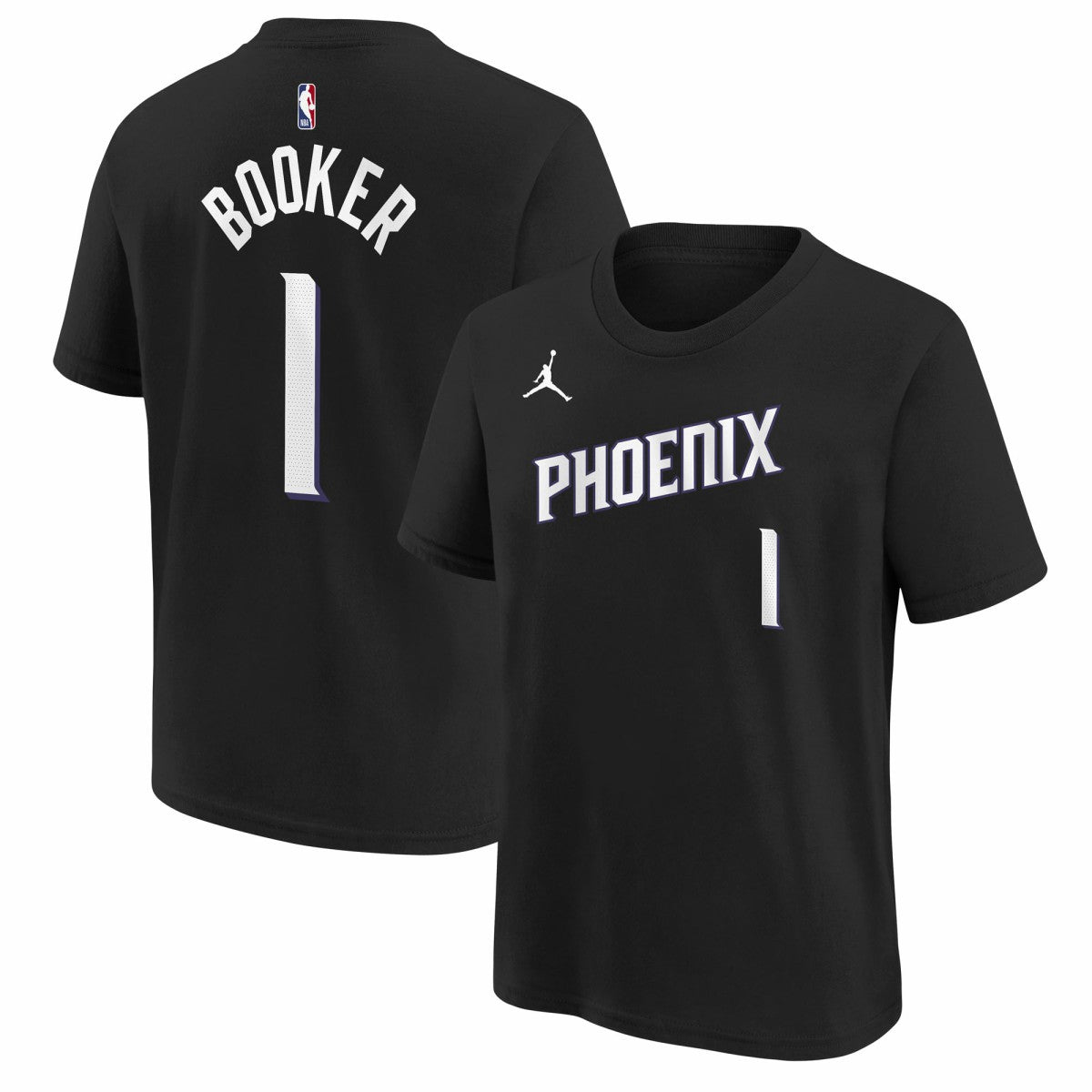 Devin Booker Phoenix Suns Jordan Brand Youth Statement Edition Name & Number T-Shirt