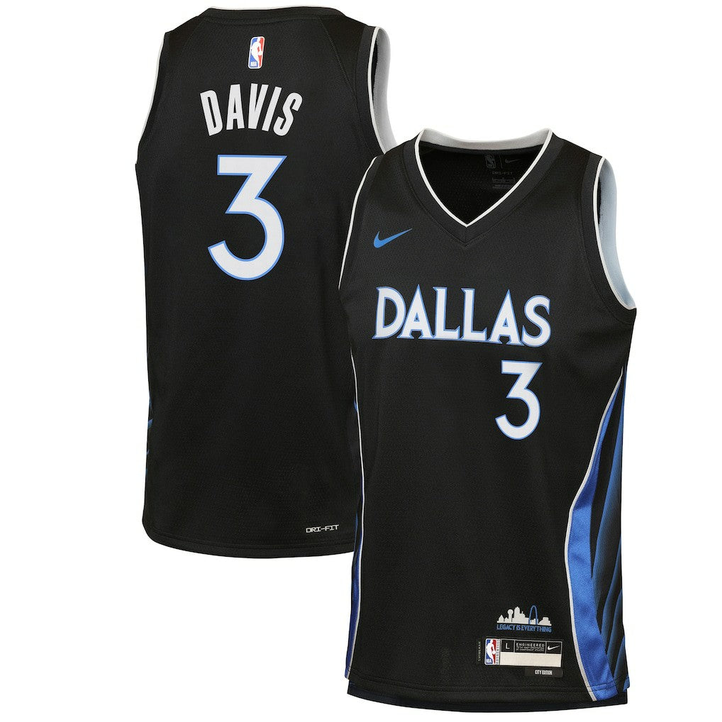 Nike Anthony Davis Dallas Mavericks Youth 2025/26 City Edition Swingman Jersey sale