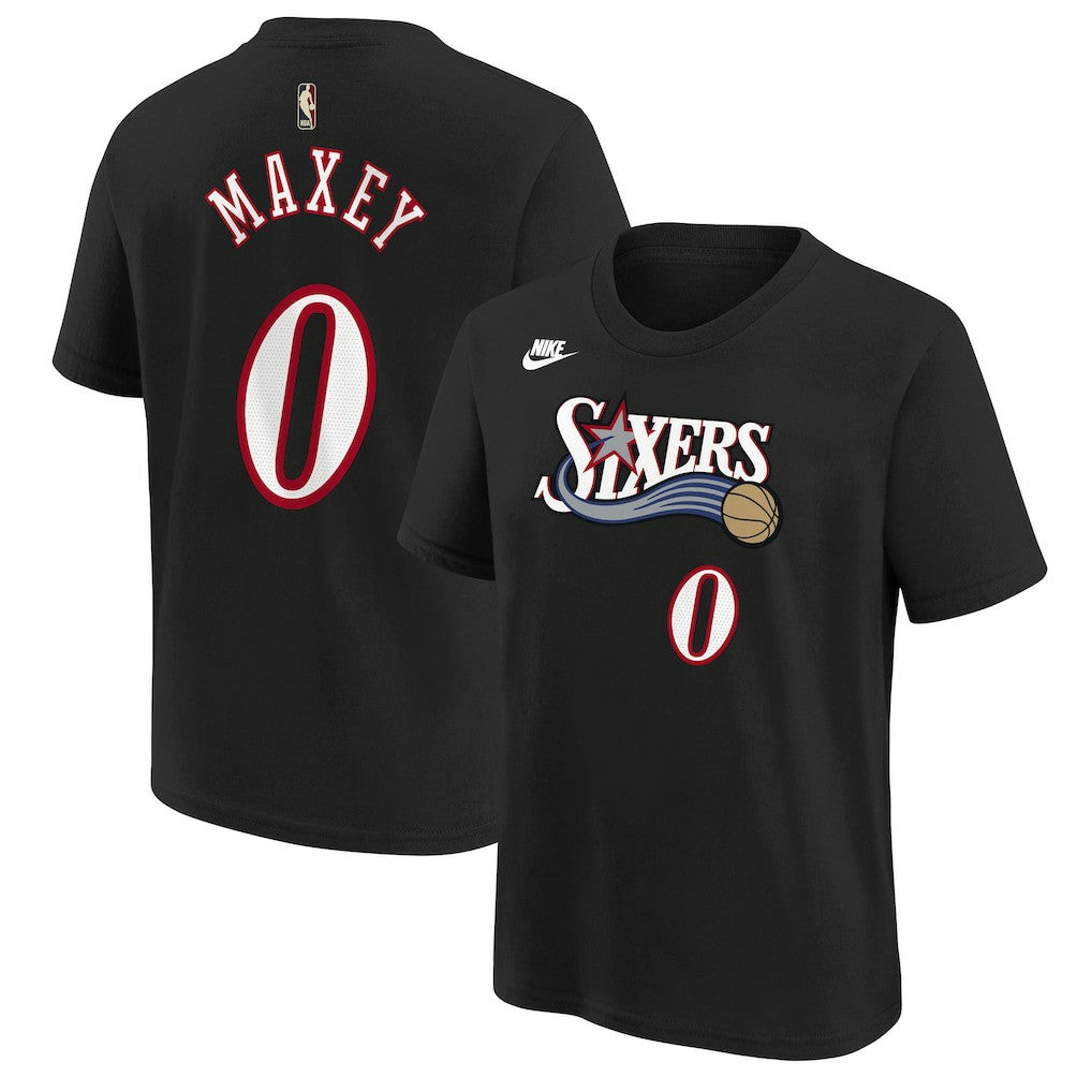 Nike Tyrese Maxey Philadelphia 76ers Youth Name & Number T-Shirt