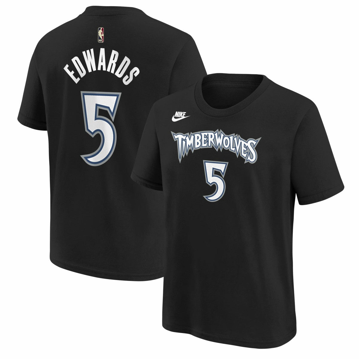 Nike Anthony Edwards Minnesota Timberwolves Youth Name & Number T-Shirt