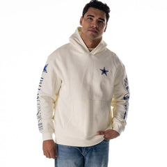 The Wild Collective Unisex Stacked Graphic Sleeve Fleece Hoodie - Dallas Cowboys Hoodies