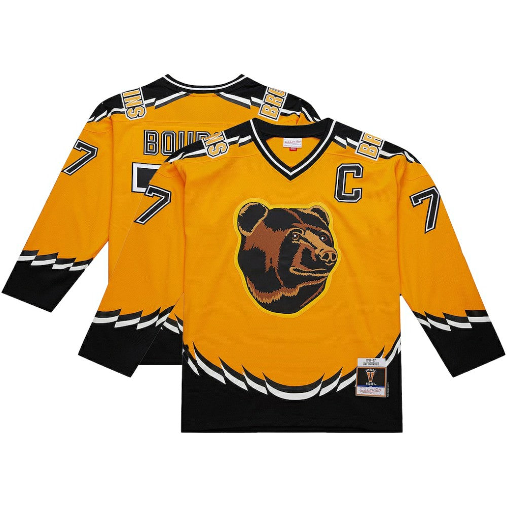 NHL Ray Bourque Boston Bruins Mitchell & Ness Big & Tall 1996-97 Blue Line 2.0 Jersey
