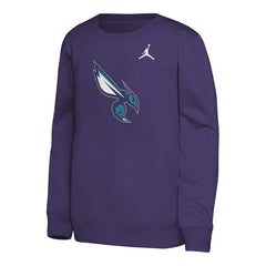 Charlotte Hornets Jordan Brand Youth Courtside Statement Edition Sweatshirt