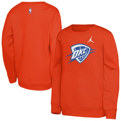 Oklahoma City Thunder Jordan Brand Youth Courtside Statement Edition Sweatshirt