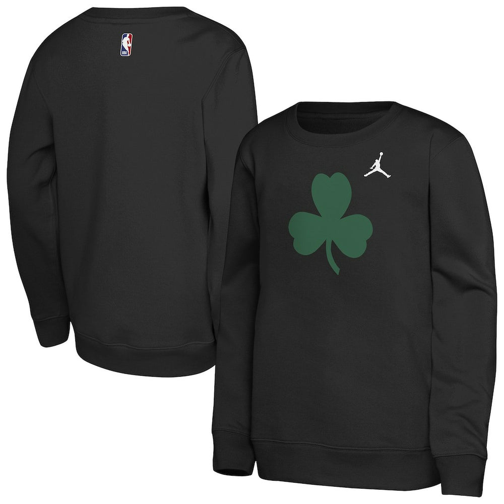 Boston Celtics Jordan Brand Youth Courtside Statement Edition Sweatshirt