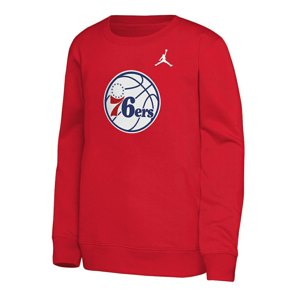 Philadelphia 76ers Jordan Brand Youth Courtside Statement Edition Sweatshirt