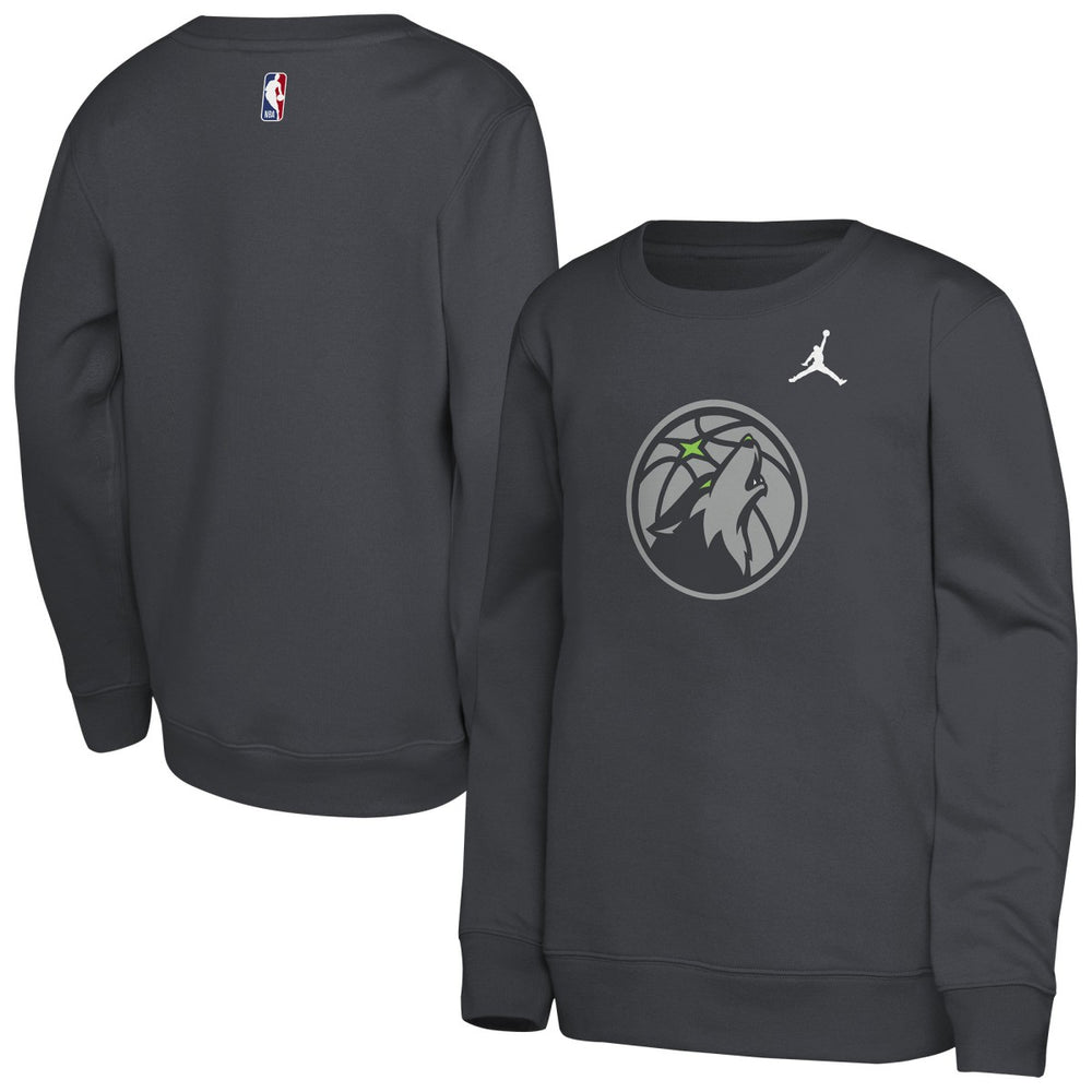 Minnesota Timberwolves Jordan Brand Youth Courtside Statement Edition Sweatshirt