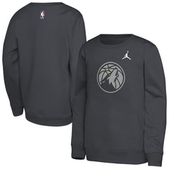 Minnesota Timberwolves Jordan Brand Youth Courtside Statement Edition Sweatshirt