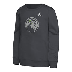 Minnesota Timberwolves Jordan Brand Youth Courtside Statement Edition Sweatshirt