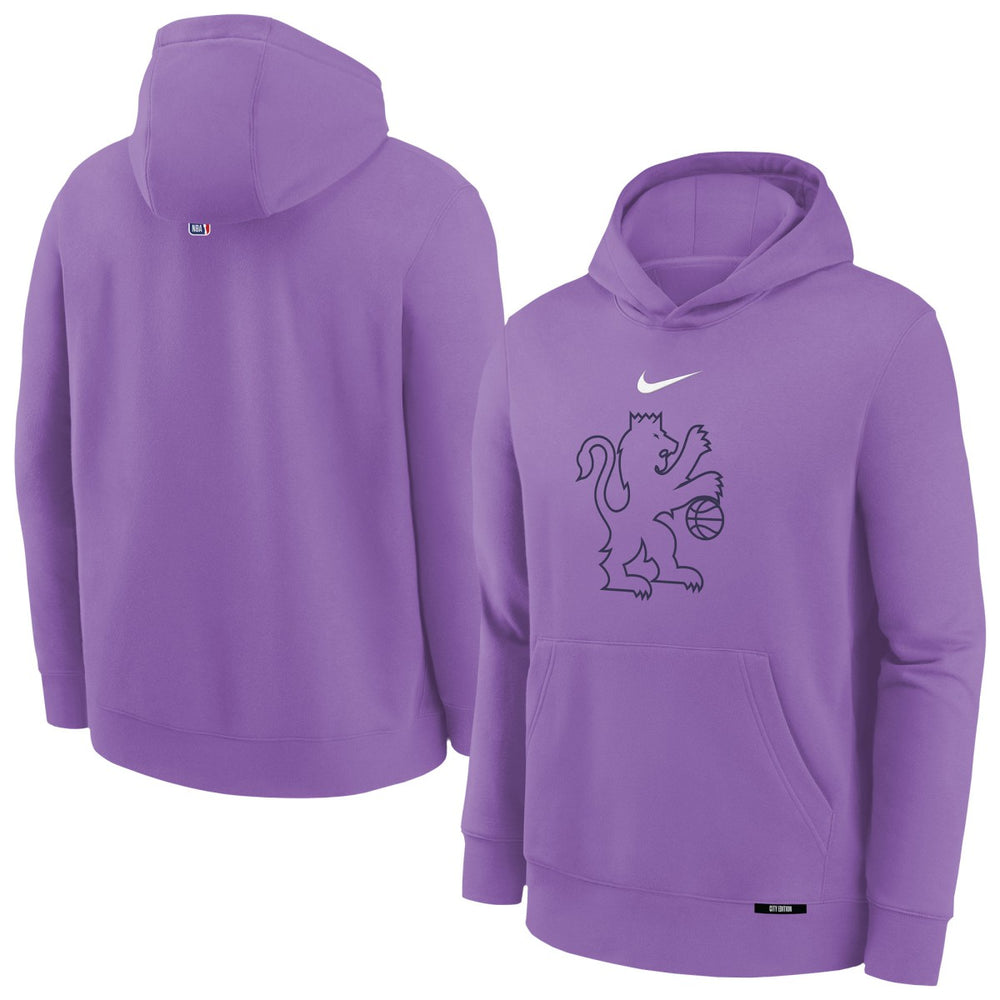 Nike Sacramento Kings Youth 2025/26 City Edition Club Fleece Pullover Hoodie