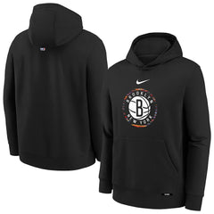 Nike Brooklyn Nets Youth 2025/26 City Edition Club Fleece Pullover Hoodie