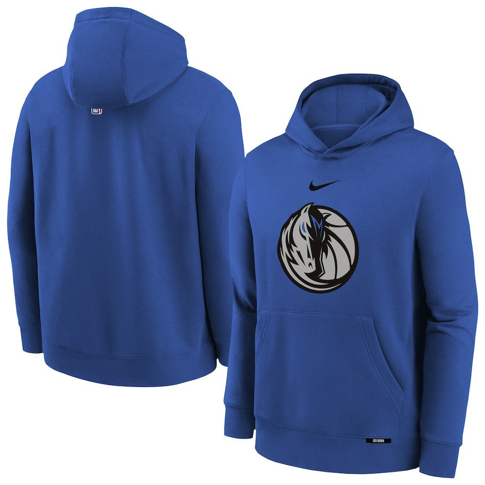 Nike Dallas Mavericks Youth 2025/26 City Edition Club Fleece Pullover Hoodie sale