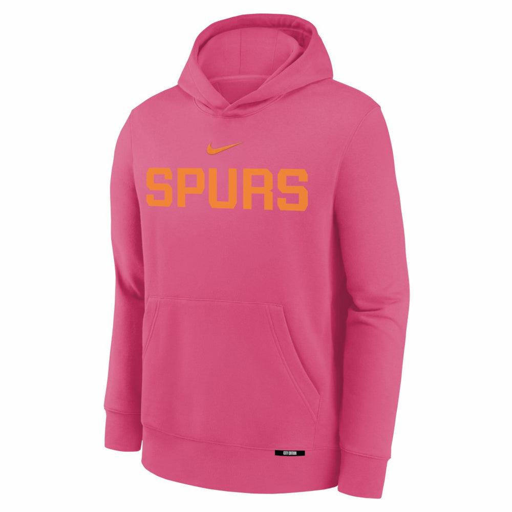 Nike San Antonio Spurs Youth 2025/26 City Edition Club Fleece Pullover Hoodie