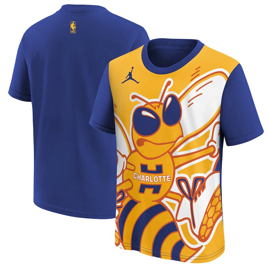 Charlotte Hornets Jordan Brand Youth 2025/26 City Edition Max90 T-Shirt
