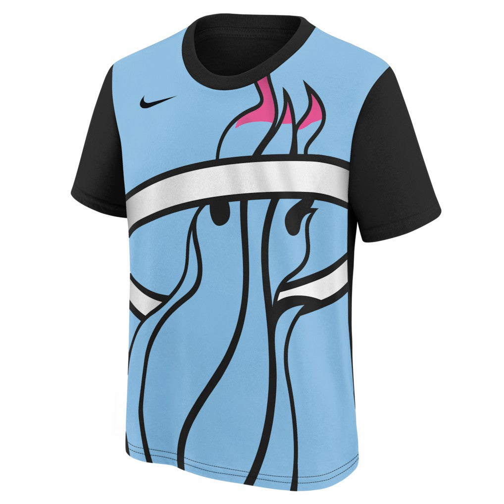 Nike Miami Heat Youth 2025/26 City Edition Max90 T-Shirt