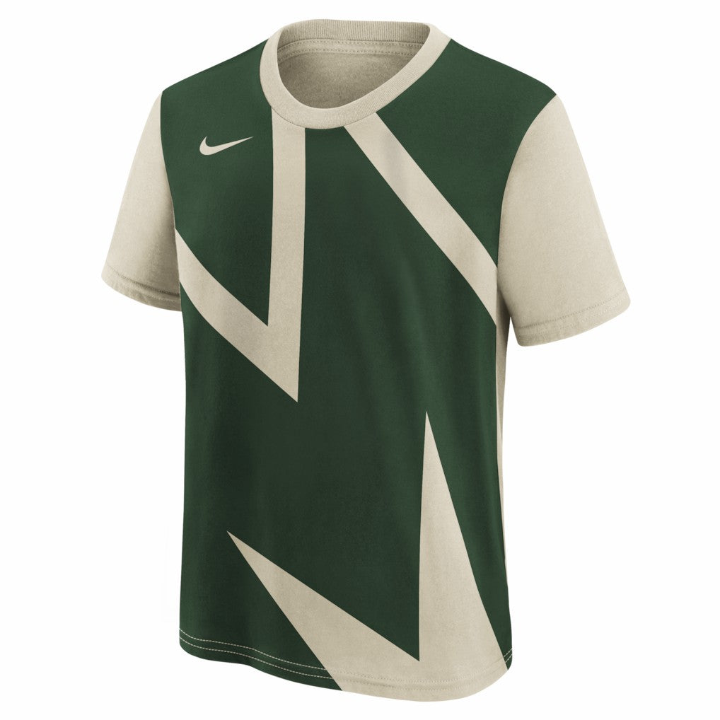 Nike Milwaukee Bucks Youth 2025/26 City Edition Max90 T-Shirt